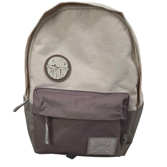 herschel baby yoda backpack Herschel x Star Wars Grogu Backpack 12x16 Baby Yoda Mandalorian Tan Bag